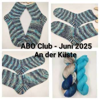ABO Club für 3 Monate   *** Einöder Merino  Socke  *** Juli -  September  ( Extra Bestellen )